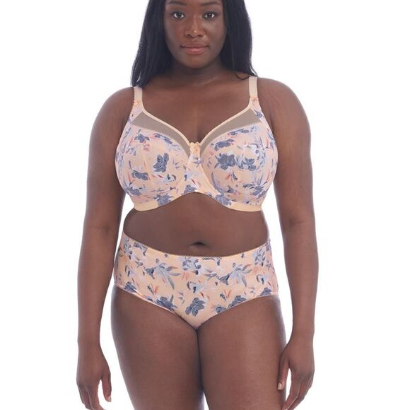 GODDESS- KAYLA Pink Floral GD6162 Serenity UW Full Coverage Bra, Plus Size 44I - Picture 2 of 14